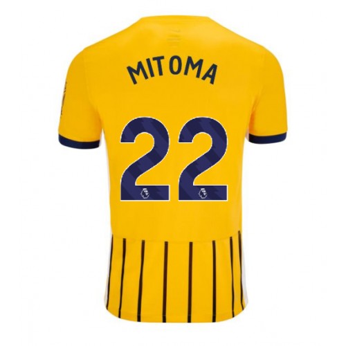 Fotballdrakt Herre Brighton Kaoru Mitoma #22 Bortedrakt 2024-25 Kortermet